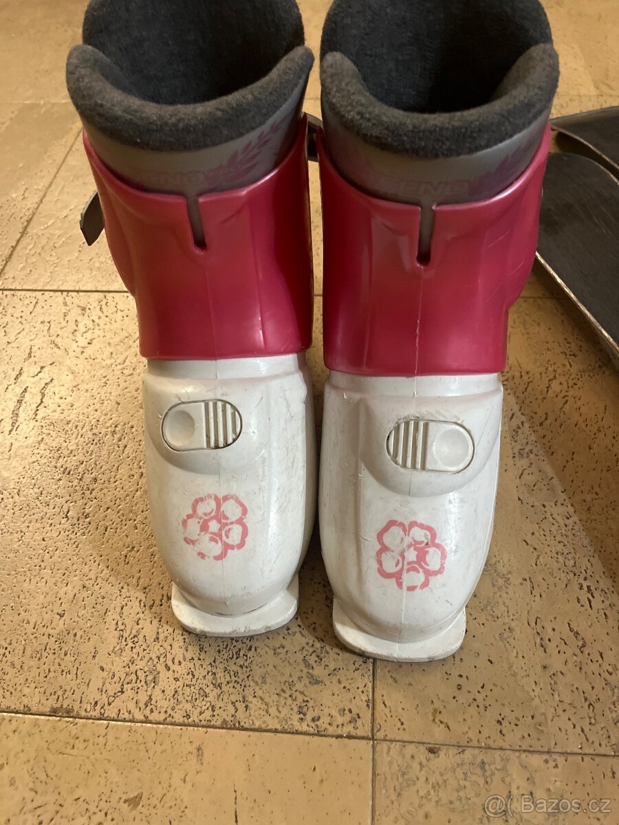 dívčí lyže Techno Pro 110 cm a přeskáče stélka 20 cm - 4