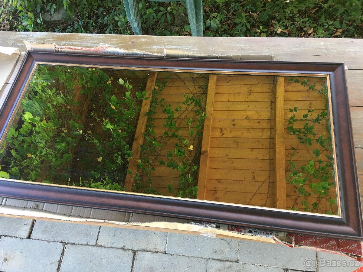 Velké zrcadlo v rámu, 139 x 68 cm - 4