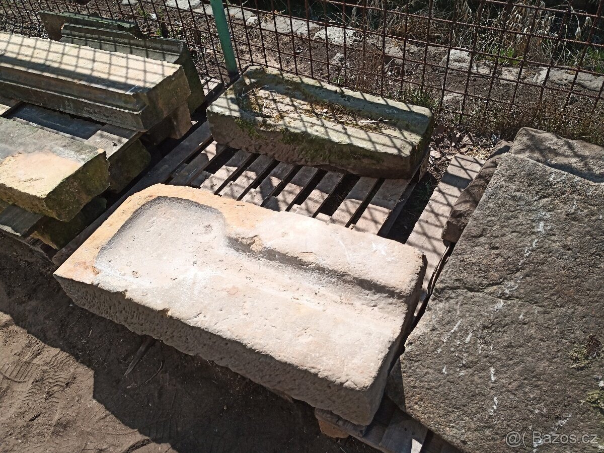 Pískovce Štuky - parapety, prahy, komín průlez, kolo - 4