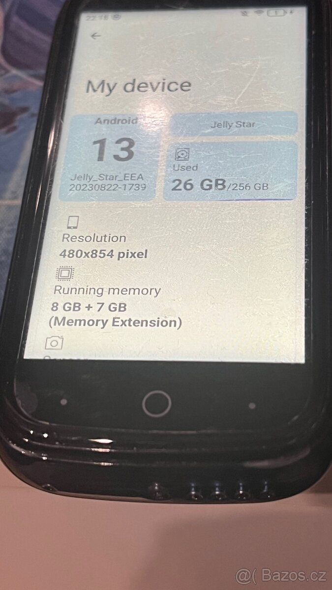 Unihertz jelly star modry - 4