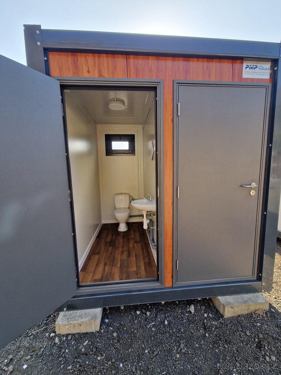 Obytný kontejner o rozměru 2,4 x 2,4 m včetně WC - 4
