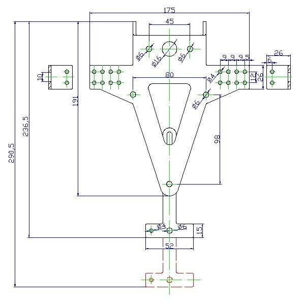 Držák SPZ Honda NC 750 S / X, (2016-2020), nastavitelný - 4