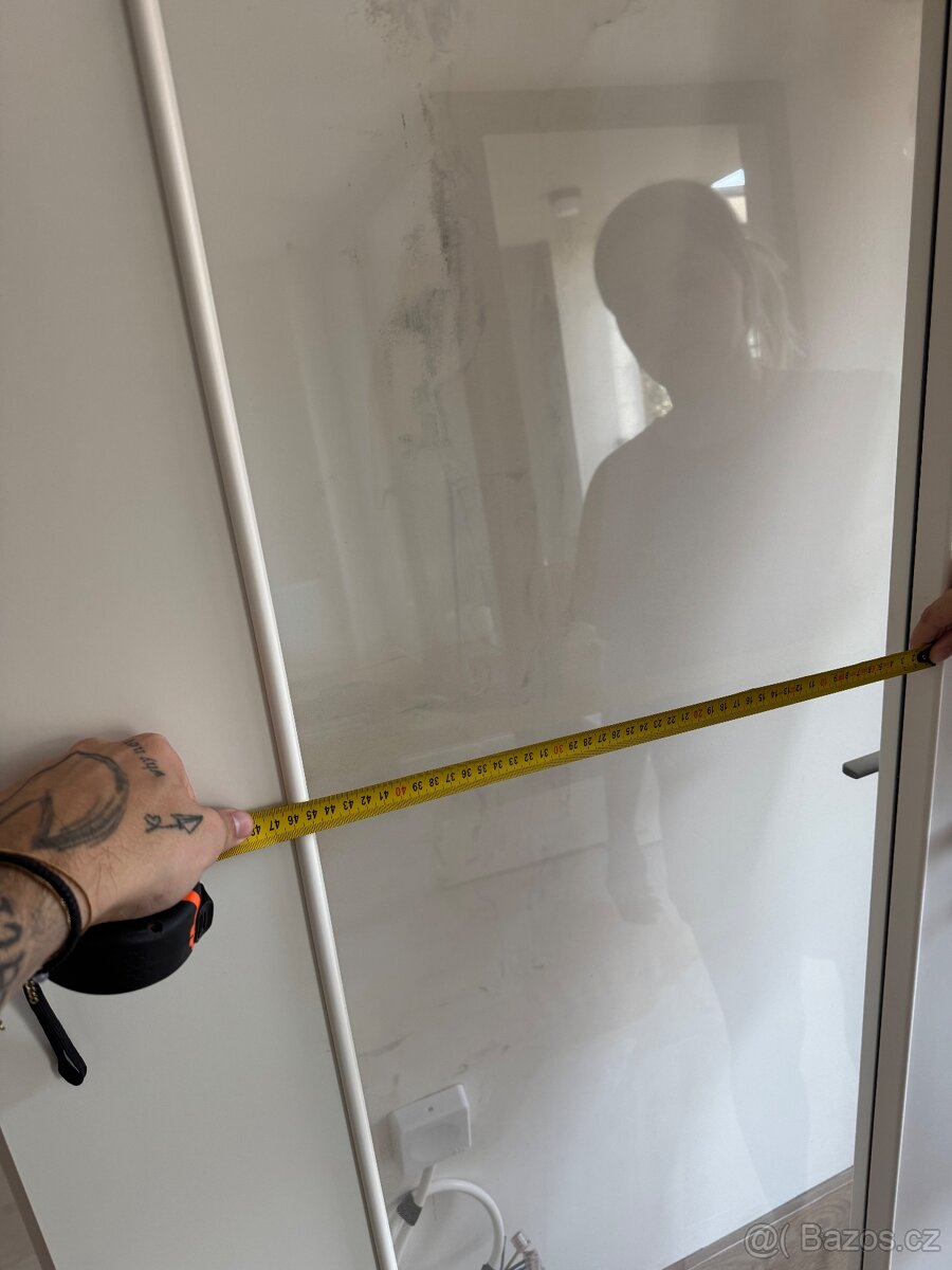 Prodám: Interior dveře Vekra, bíle, G1 sklo, pravé - 80x210 - 4