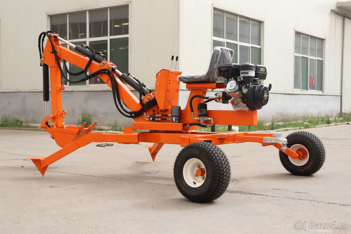 Kračející bagr s 360° otočí,15hp + el start - 4