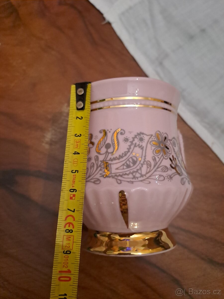 Vintage sada hrnečků 2ks - 4