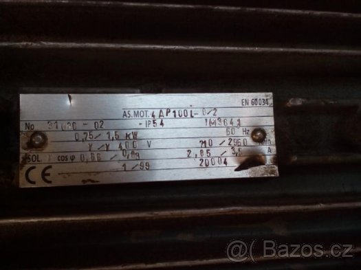 Elektromotor s převodovkou - 4