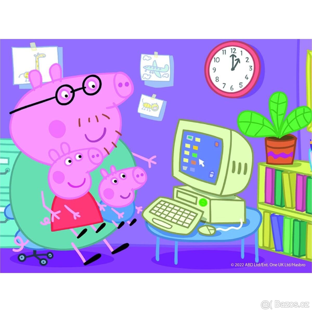 Dino Peppa Pig dřevěné kostky – úplně nové, nerozbalené - 4