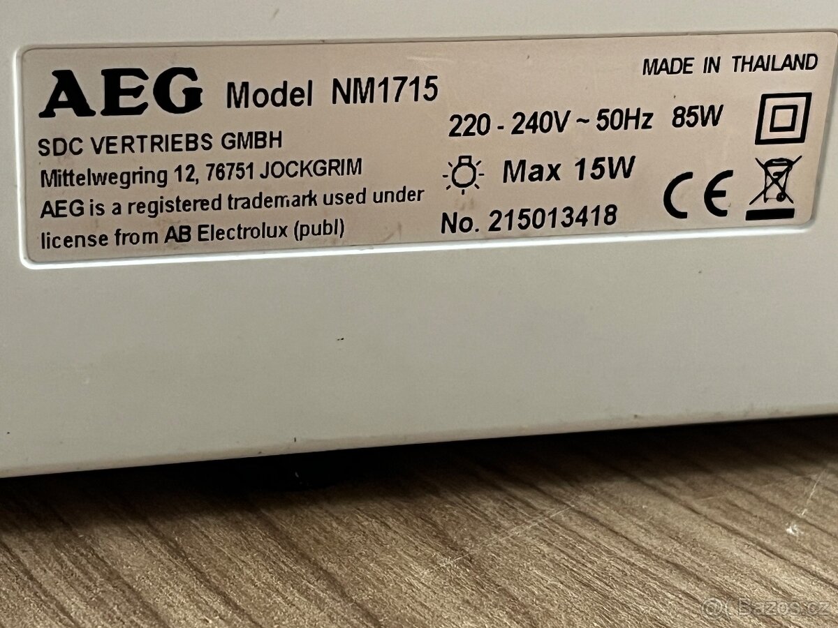 Šicí stroj AEG NM 1715 - 4