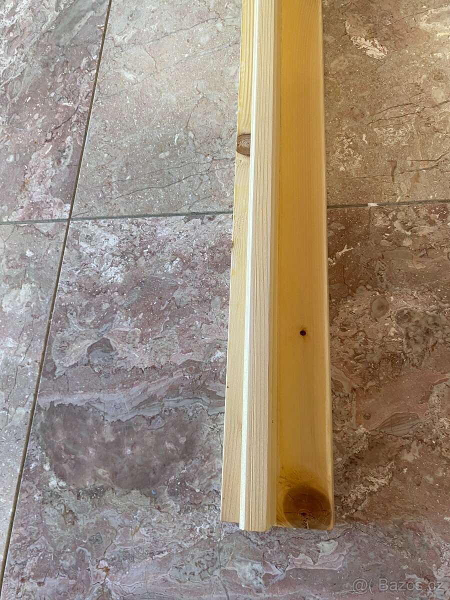 Smrková police 2m dlouhá - úzká-ideální pro sběratele - 4