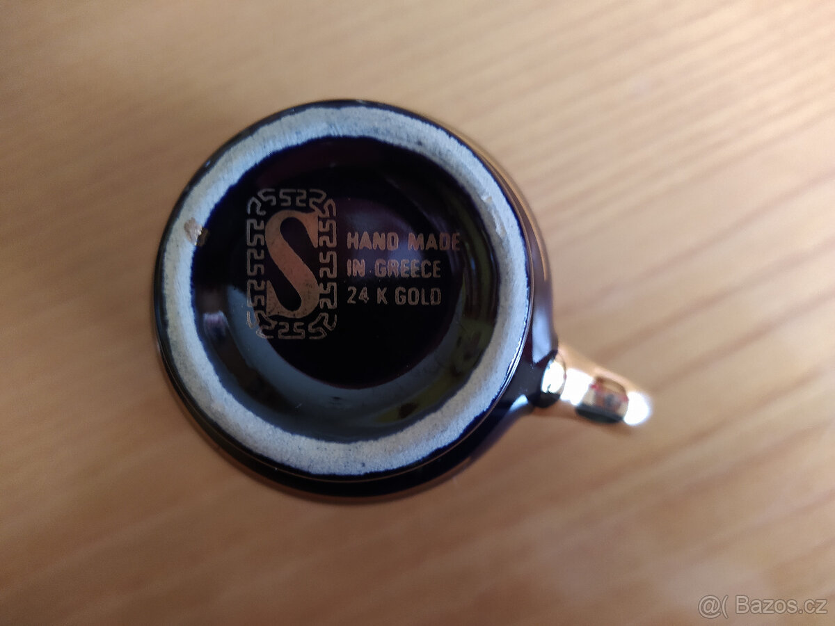 Servis zn. SELENCY zlacený 24K hand made in Greece - 4