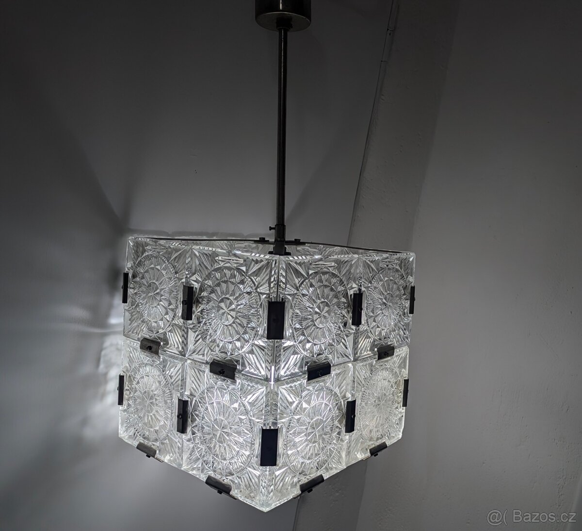 Retro lustr Kamenický Šenov - Jaroslav Bejvl - 4