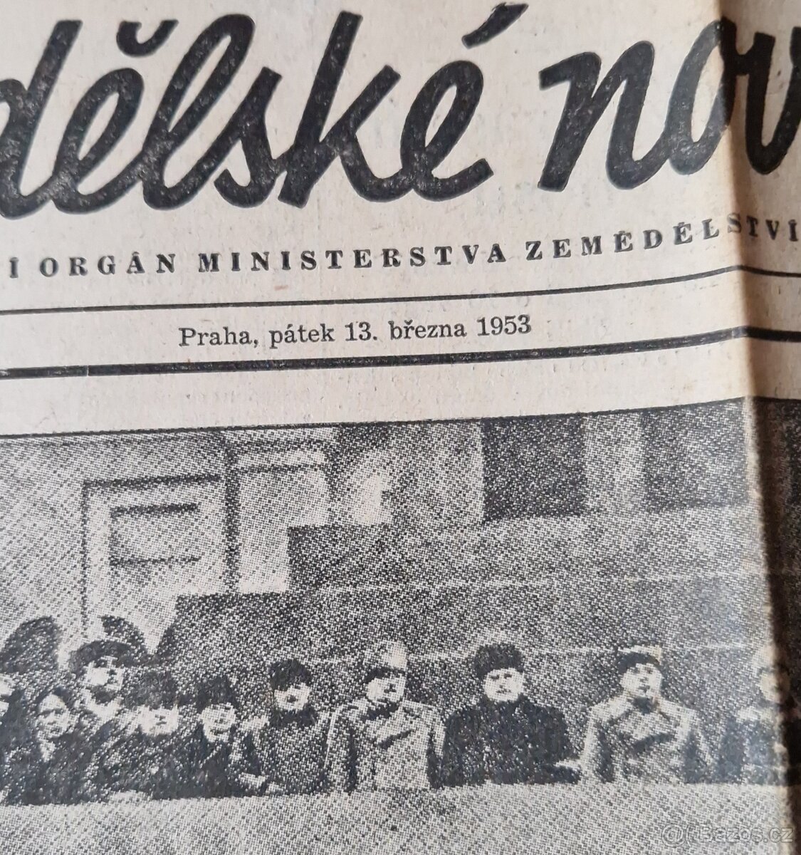 Úmrtí Stalin,Úmrtí Gottwald - i Pravda a Gazeta noviny - 4