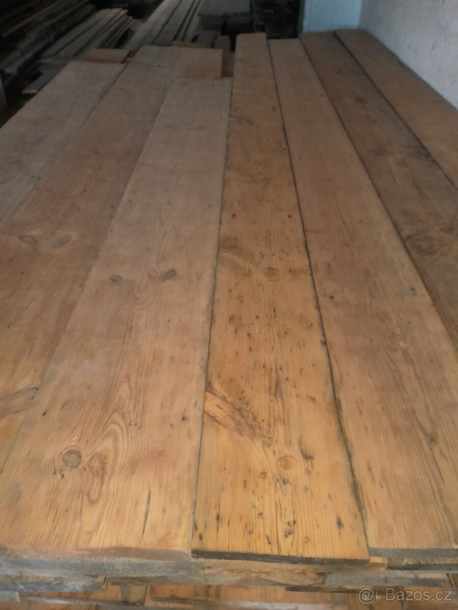 Prodám staré podlahové fošny. - 4