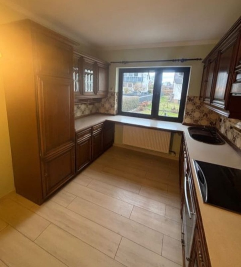 Rustikální linka tmavý dub se spotřebiči,6176 - 4