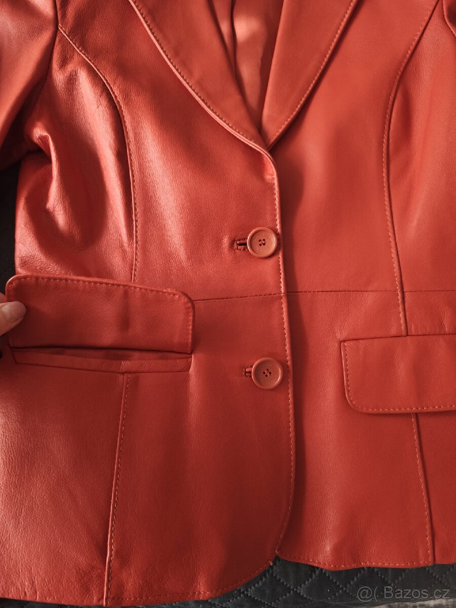 Kožená bunda/ Amisu - 4