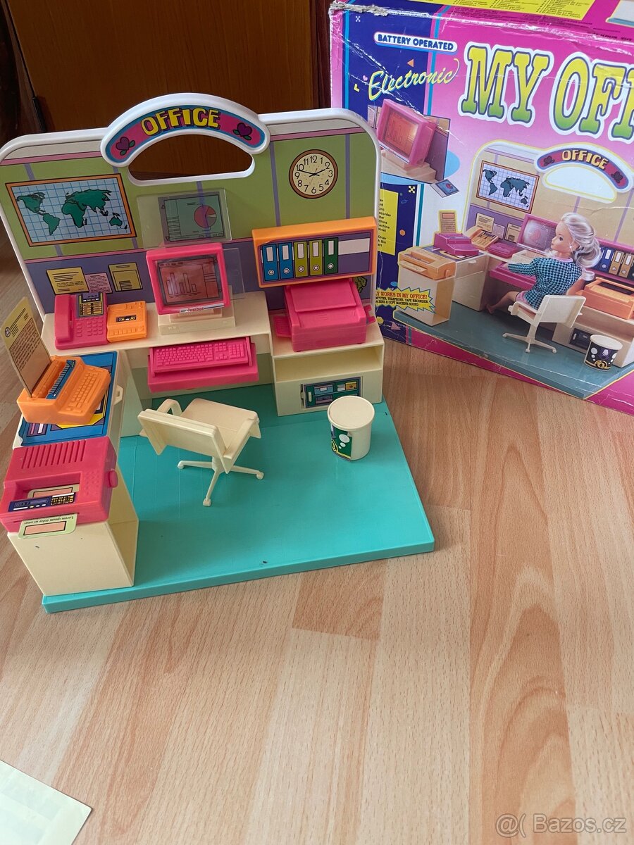 Retro kancelář pro Barbie - 4