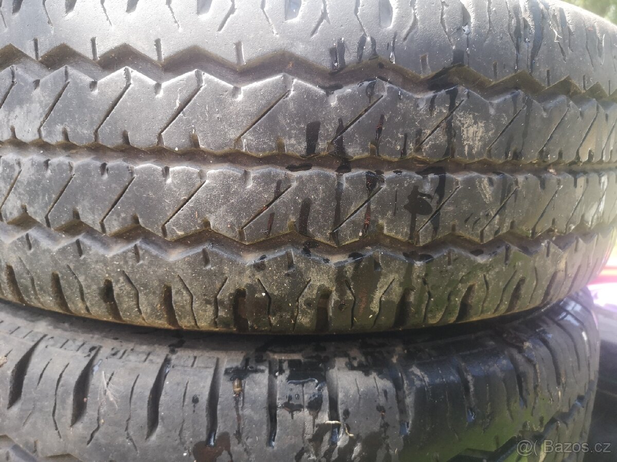 Prodám pneu i disky Ford Tranzit 195/70/R15C - 4