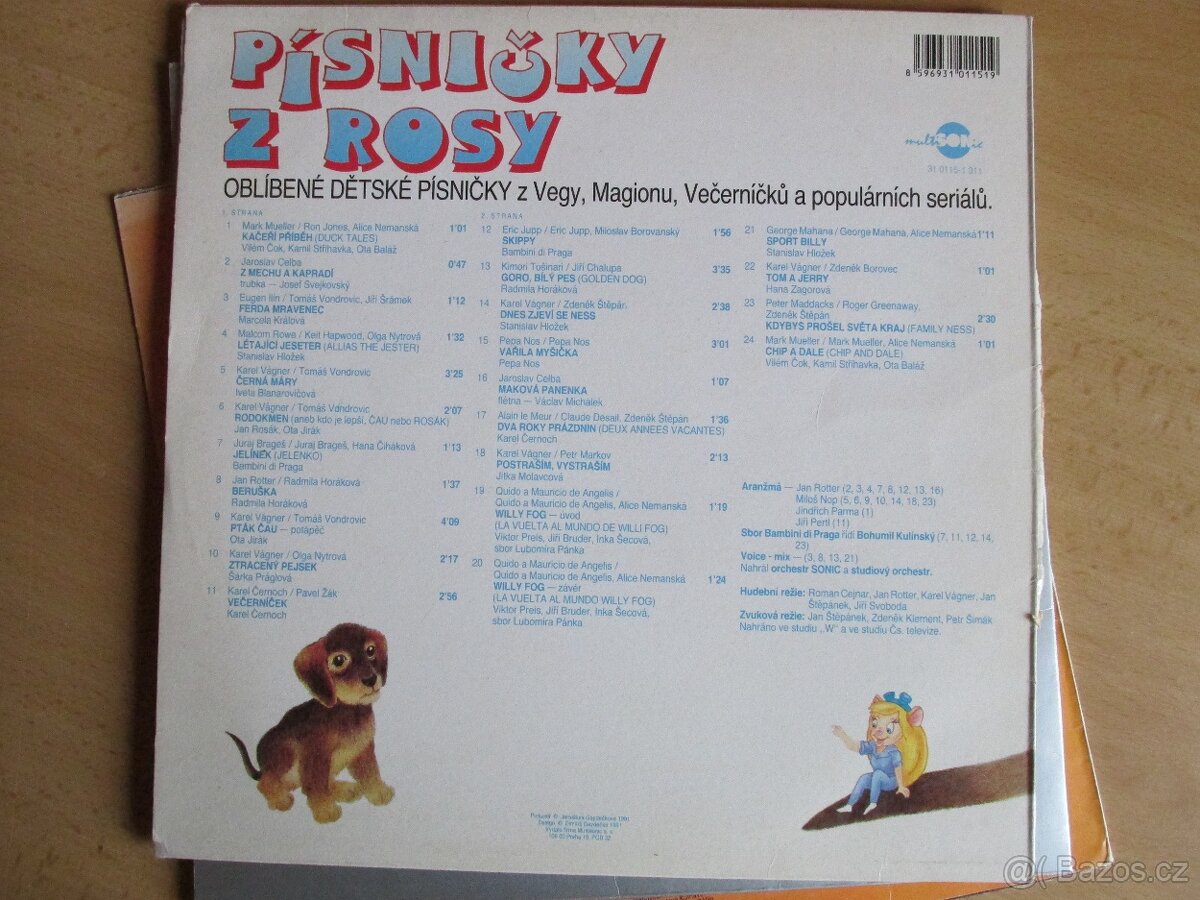 LP VINYLY DĚTSKÉ písničky - 4