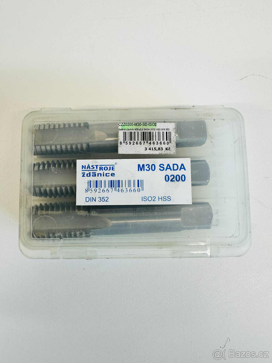 Závitníky M30 SADA - 4