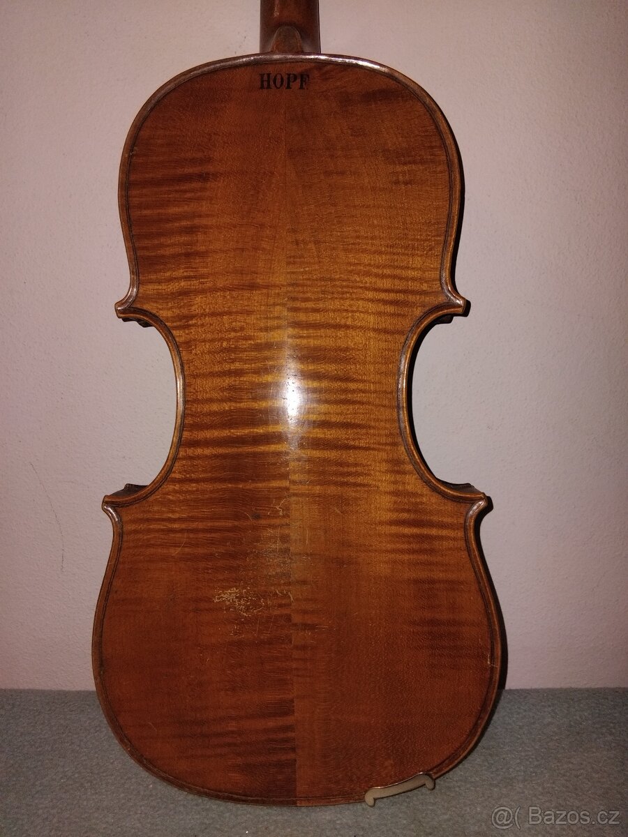 Velmi staré a vzácnější housle HOPF. - 4
