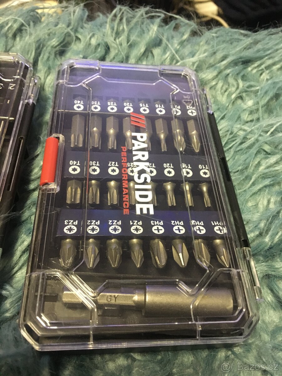 Parkside 3x sada vrtáky (3x7 ks + sada bitů 25 ks) PC 700 Kč - 4