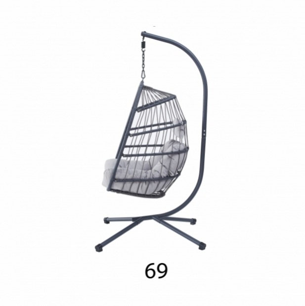 Nabízím Závěsné křeslo 69 (houpačka) šedá barva - 4