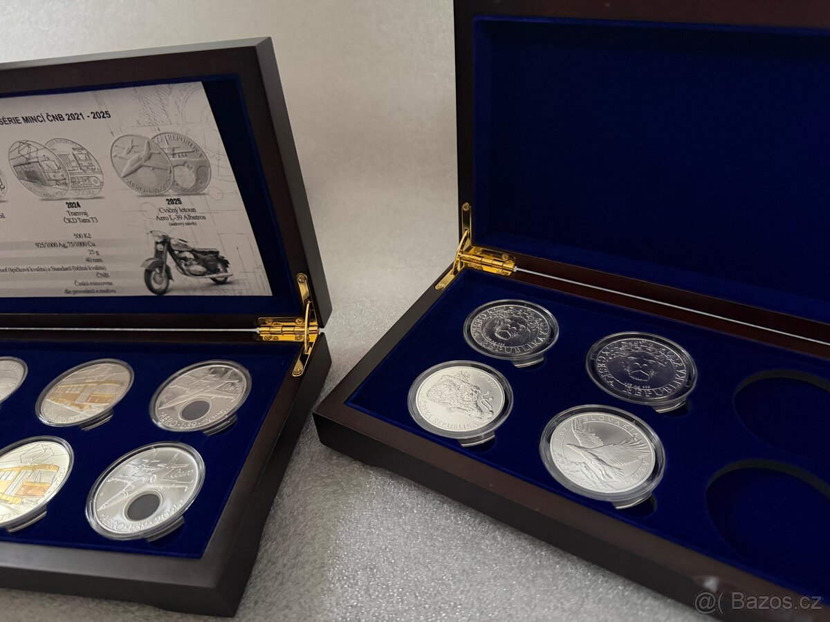 Univerzální etue pro stříbrné mince 10x 1oz 45mm - 4