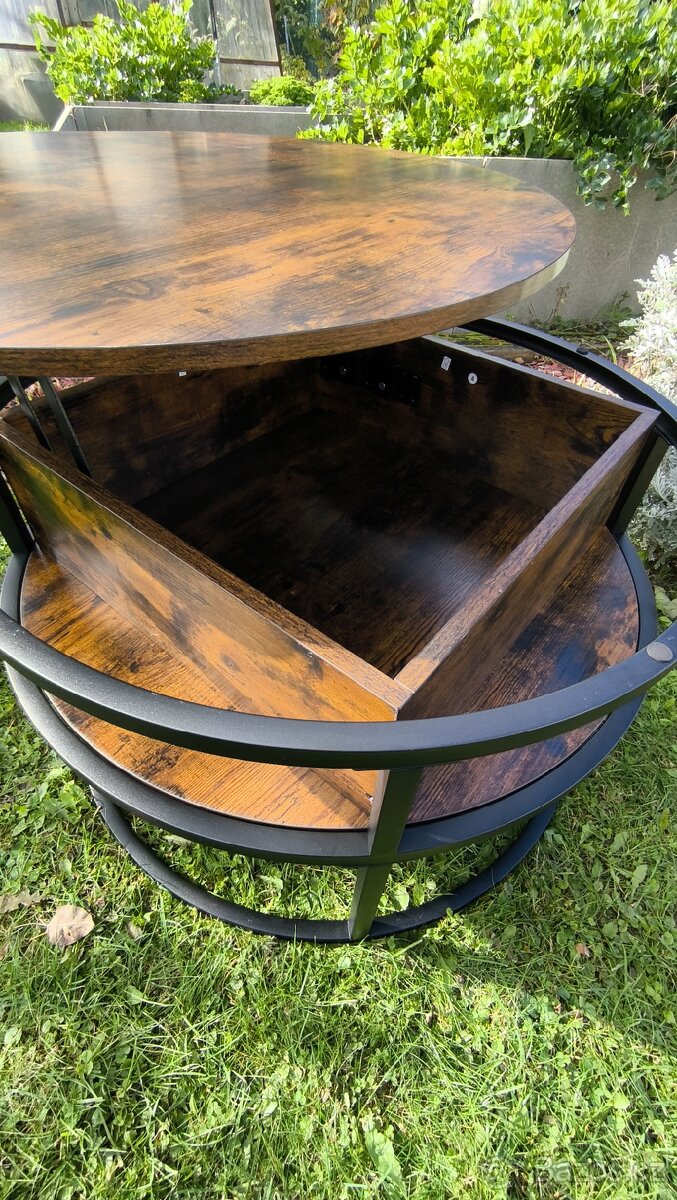 Stolek se zvedací deskou nový - 4