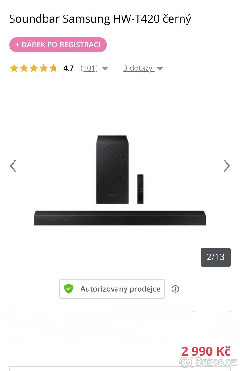 Soundbar Samsung HW-T420 - 4