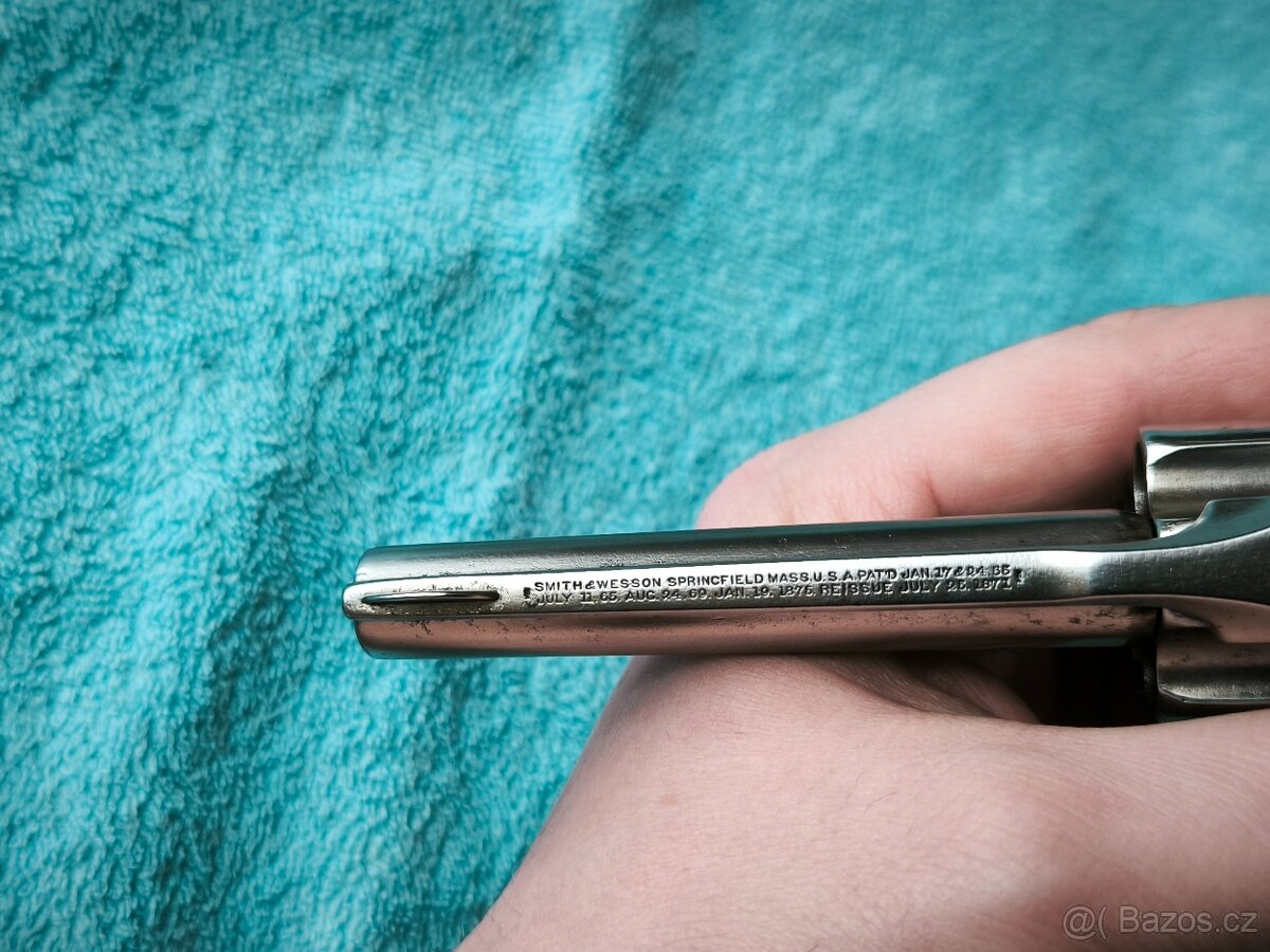 Historický revolver Smith & Wesson SA .38sw - 4