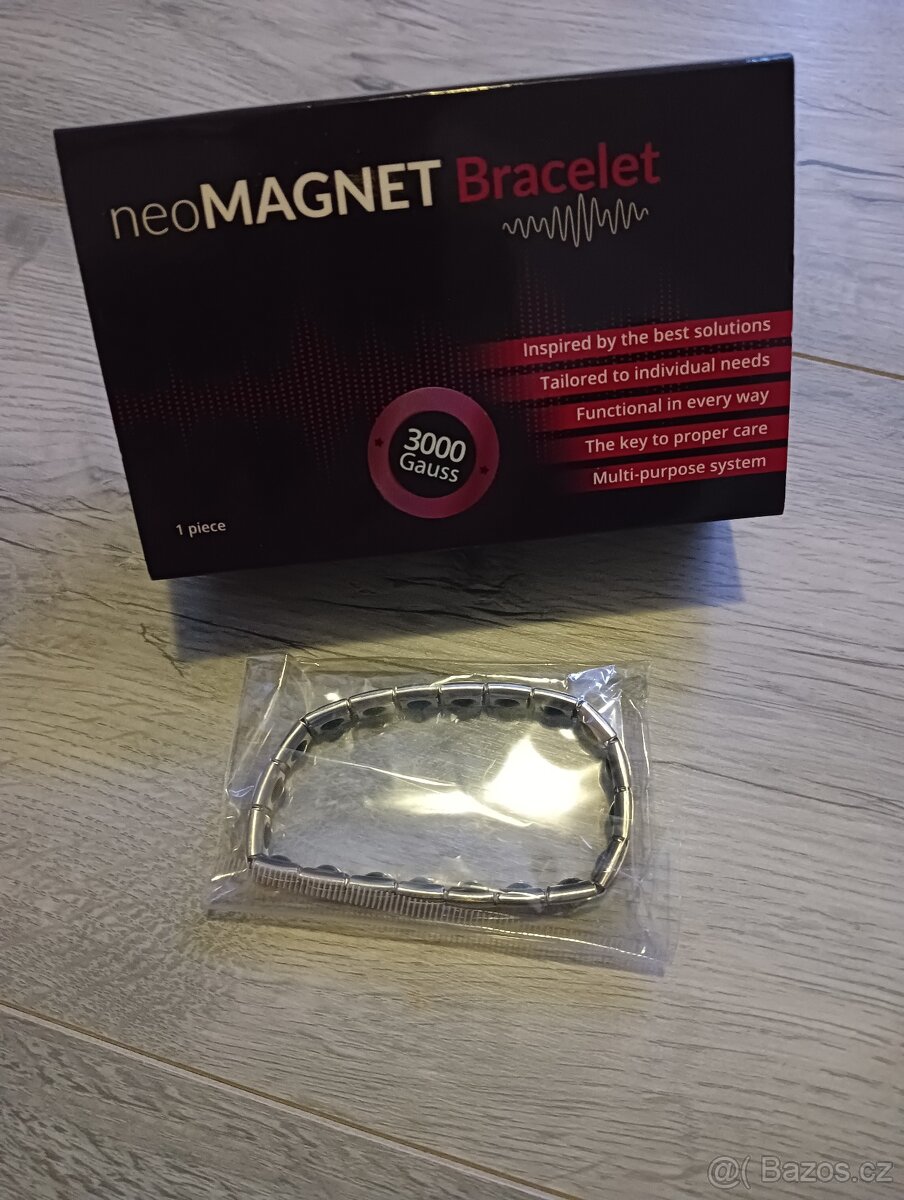 Magnetický pánský náramek a náhrdelník - 4