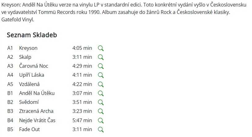 LP KREYSON - ANDĚL NA ÚTĚKU - 4