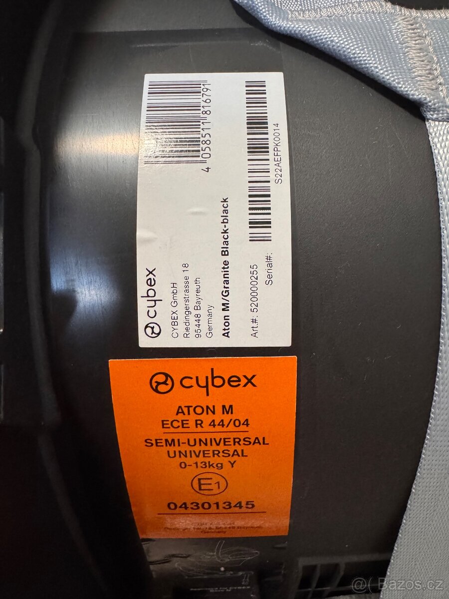 Cybex Aton M + báze M - 4