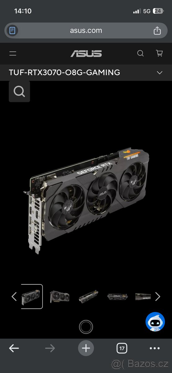 ASUS TUF RTX 3070 8GB GAMING - 4