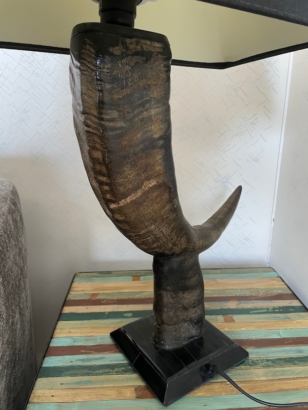 Lampa stolní, koloniální styl - 4