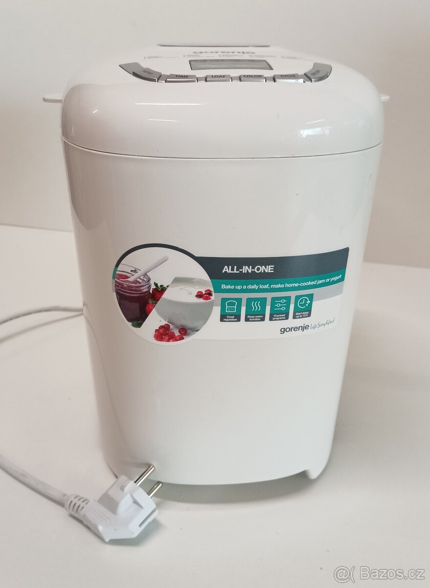 Domácí pekárna Gorenje BM 910 WII - 4