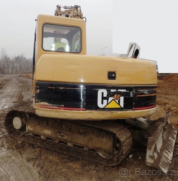 7t mini/midi rypadlo CAT 307 (ocel. pasy zánovní) - 4