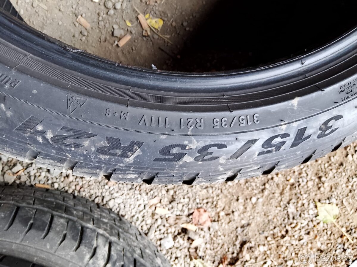 315/35/21 111v Pirelli - zimní pneu 2ks RunFlat - 4