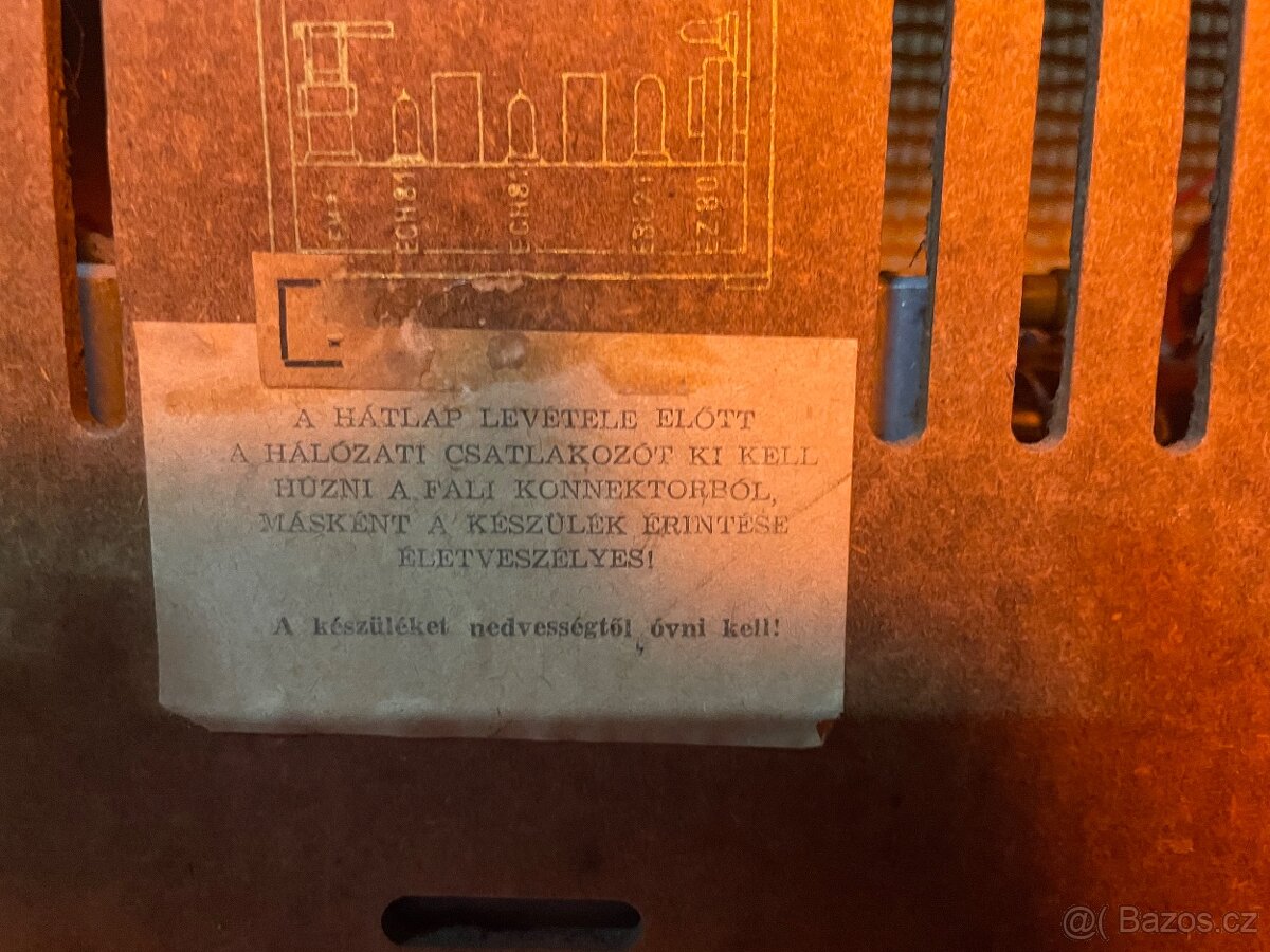 Videoton B 946 FA – lampové retro rá - 4