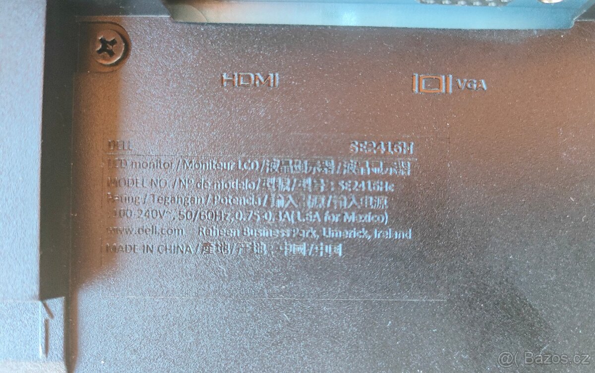 Monitor Dell 24" SE2416H - 4