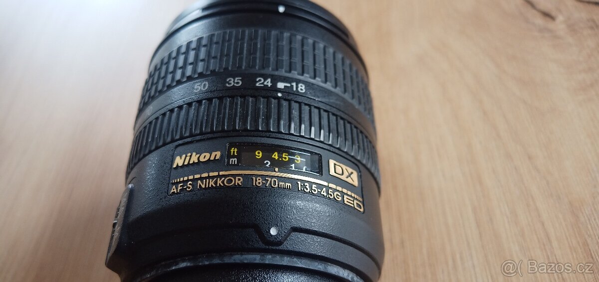 Objektiv Nikkor 18-70 + UV filtr - 4
