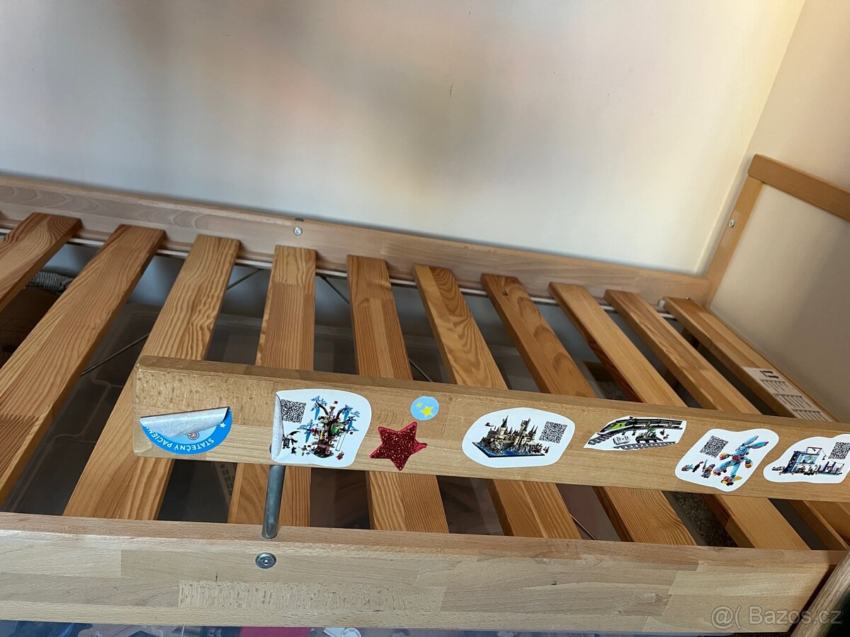 Dětská postel Ikea s matraci a roštem - 4