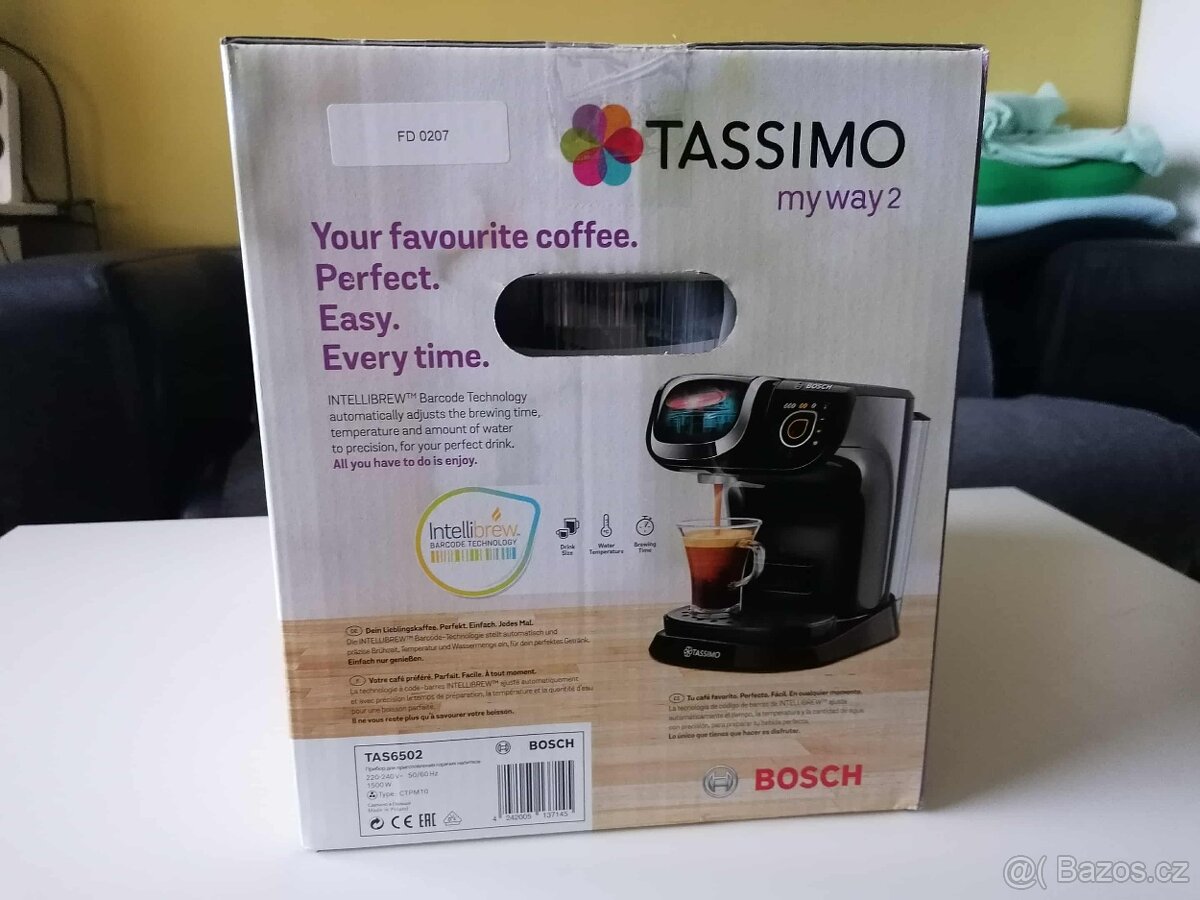 kávovar zn. Bosch TAS6502 Tassimo My Way2 - 4