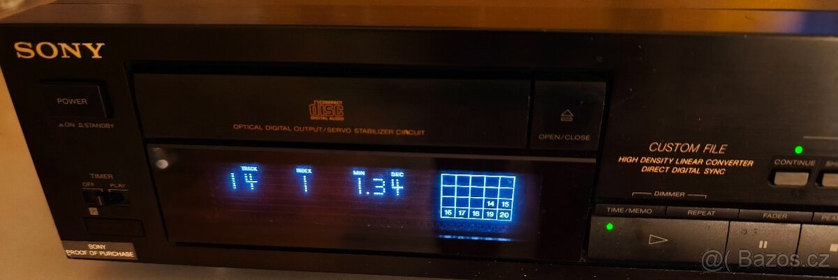 Hifi CD přehrávač Sony CDP-990(1990-91),čti popis - 4