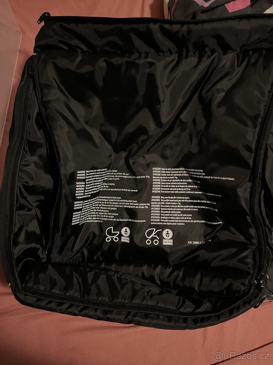 Uzavíratelný nákupní košík pod kočárek - 4