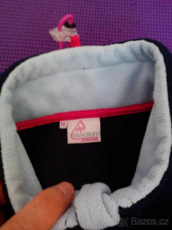 Dívčí mikina vel: 12/40 z dovozu, kratší stříh. - 4