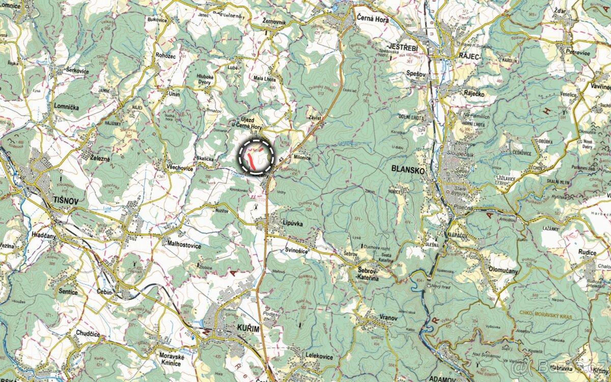 Zemědělská půda, prodej, Lažany, Blansko - 4