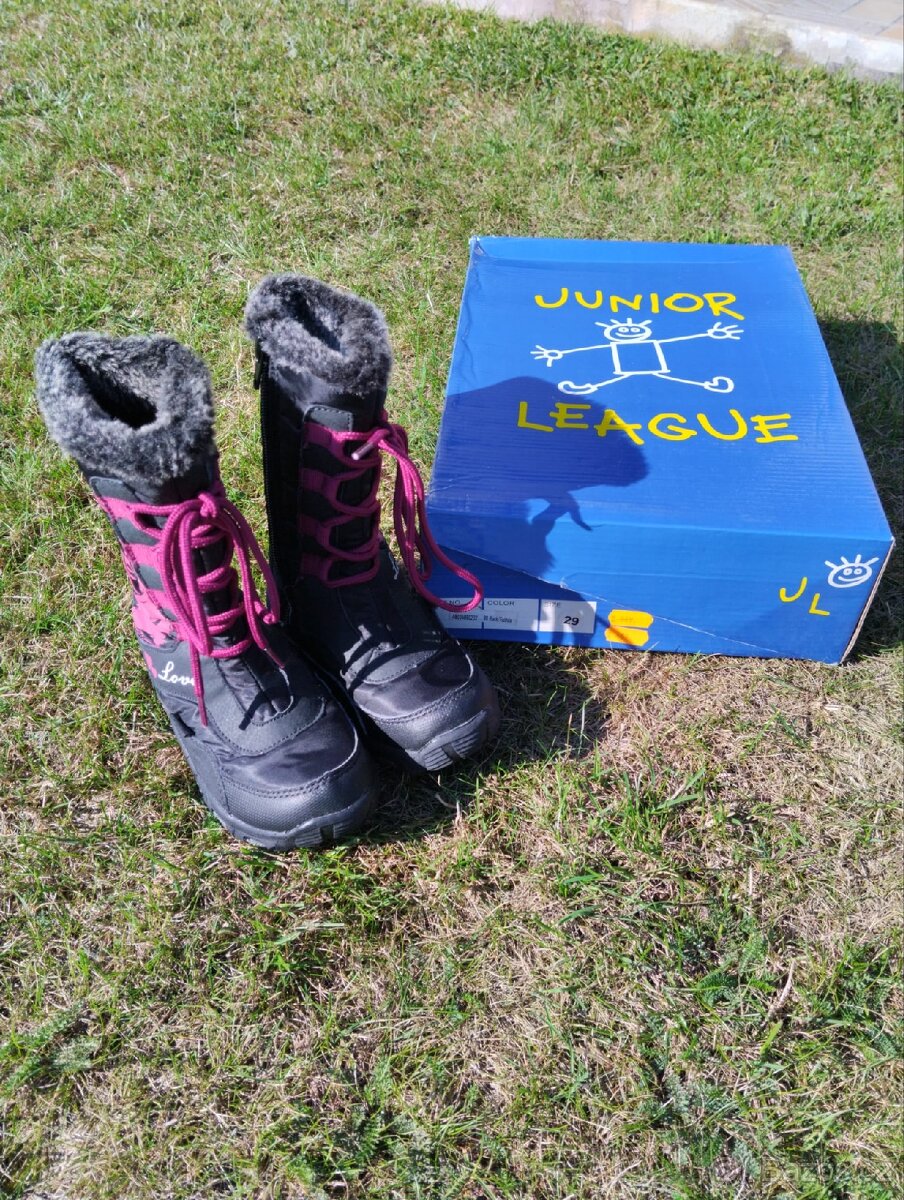 Dívčí kozačky Junior League vel. 29 - 4