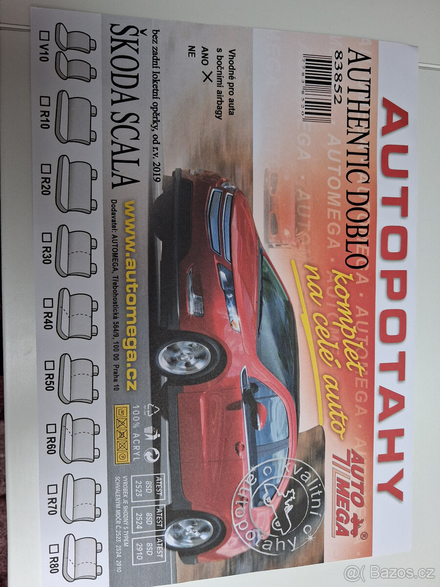 Autopotahy Škoda SCALA - 4