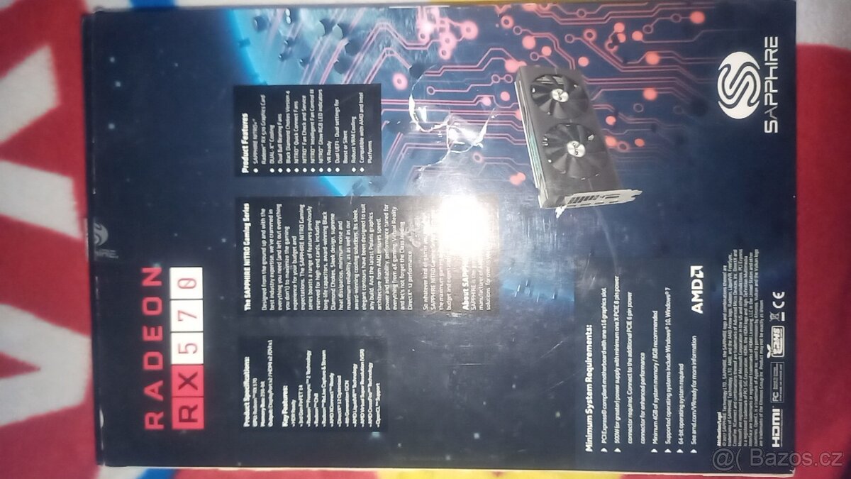 AMD SAPPHIRE NITRO+ Radeon rx 570 OC 8GB - 4